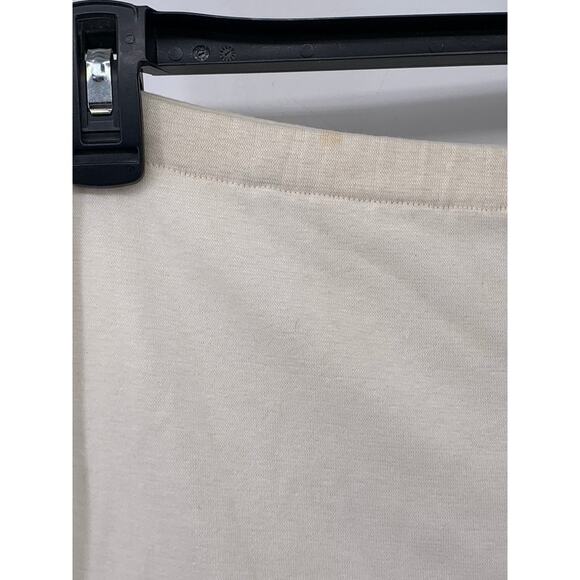 KAREN ALEXANDER Women's Cream Mesh Ruffle Midi Skirt SZ 8 - Picture 6 of 10